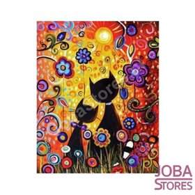 Paint by number Cats in the sun 40x50cm