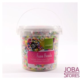 Iron on beads Assorti Bucket Pastel (6000 pieces)