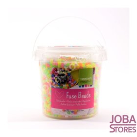 Iron on beads Assorti Bucket Neon Glow (6000 pieces)