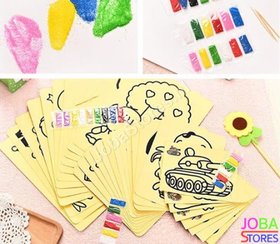 Sand drawings XL 21x15cm (5 pieces)