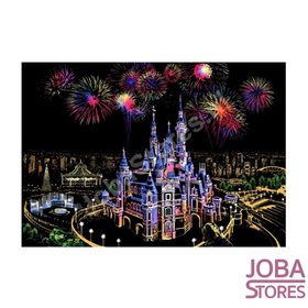 Scratch Drawing Large K (41x28cm)