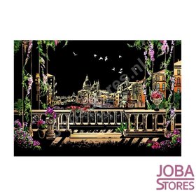 Scratch Drawing Large L (41x28cm)