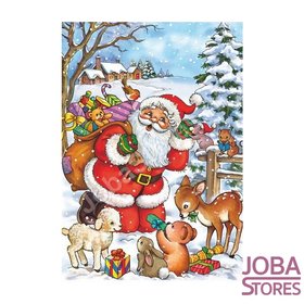 Diamond Painting Cute Santa 30x40cm