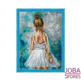 Diamond Painting Ballerina 30x40cm Round (on frame)