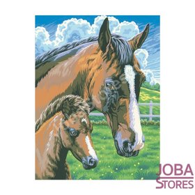 Painting by number "Sequin Art" Junior Horse & Foal