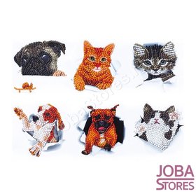 Diamond Painting Sticker Set 003 (6 pieces)