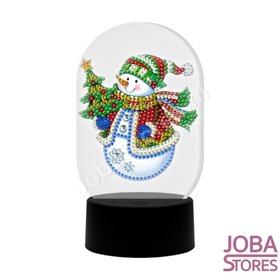 Diamond Painting 3D Illusion Lamp Christmas (Snowman)