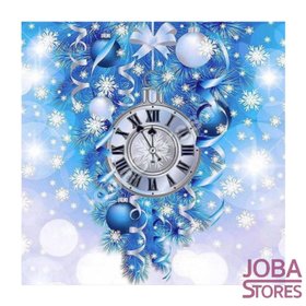 Diamond Painting Christmas Clock 40x40cm
