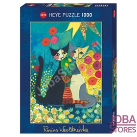 Rosina Wachtmeister Puzzle Flowerbed with gold foil (1000 pieces, 50x70cm)