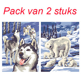 Schilderen op nummer 