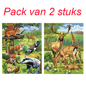 Schilderen op nummer 