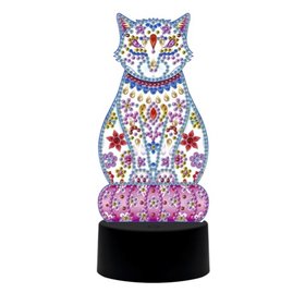 Diamond Painting 3D Illusion Lamp Cat
