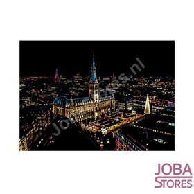 Scratch Drawing Large "Colorful City" Hamburg (41x29cm)