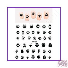 Nail Sticker Set Paws (6 sheets)