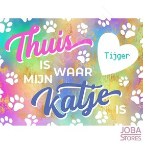 Diamond Painting Custom Cat Rainbow (30x40cm)