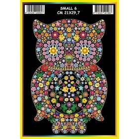 ColorVelvet Velvet coloring page small no. 6 without markers (21x29cm)