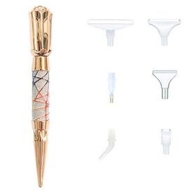 Diamond Painting Pen Rose Gold 03 with attachments