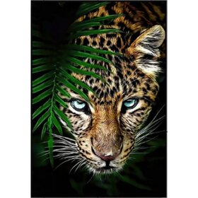Diamond Painting Tiger Portrait 05 (size and shape of stones of your choice)