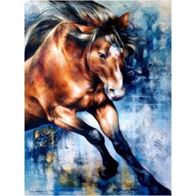 Diamond Painting Horse 04 (size and shape of stones of your choice)