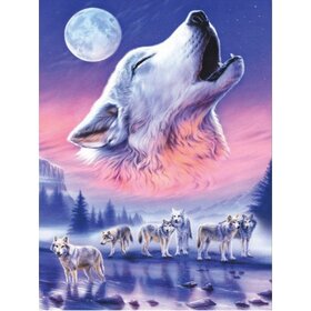 Diamond Painting Wolves 01 (size and shape of stones of your choice)
