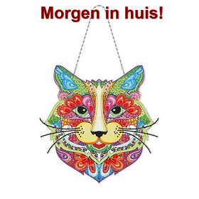 Diamond Painting Hanging Ornament Cat (30cm)