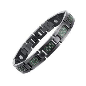 Magnetic Titanium (men's) bracelet Noah Green