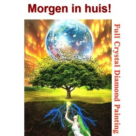 Crystal Diamond Painting Tree 30x40cm