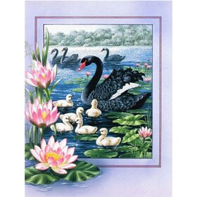 Diamond Painting Picturesque birds 03 (size and shape of stones of your choice)