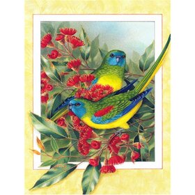 Diamond Painting Picturesque birds 04 (size and shape of stones of your choice)