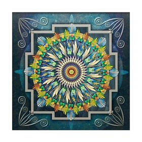 Diamond Painting Mandala 002 (size and shape of stones of your choice)