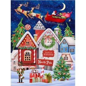 Diamond Painting Christmas - North Pole (size and shape of stones of your choice)