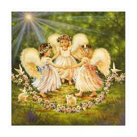 Diamond Painting Little Angels 01 (choose size and shape of diamonds)