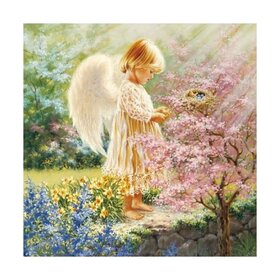 Diamond Painting Little Angels 05 (choose size and shape of diamonds)