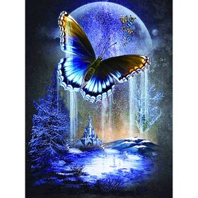 Diamond Painting Colorful Butterfly 01