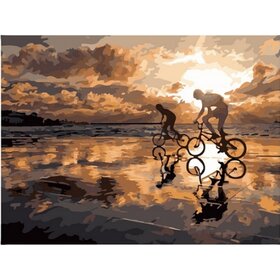 Diamond Painting Together on the Bike