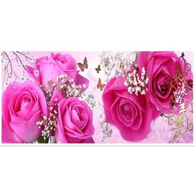 Diamond Painting Flowers - Pink Roses