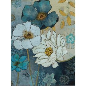 Diamond Painting Blue Flowers 03
