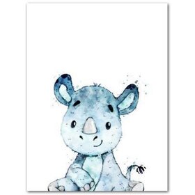 Diamond Painting Cartoon - Baby Rhino