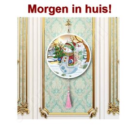 Diamond Painting Wall Ornament Christmas (Snowman)