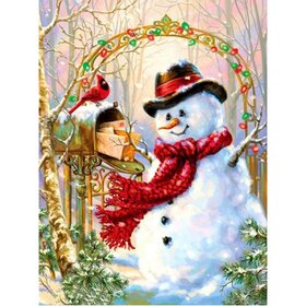 Diamond Painting Christmas - Snowman 02