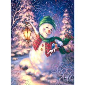 Diamond Painting Christmas - Snowman 04