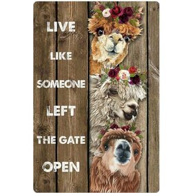 Diamond Painting Gate - Alpaca's