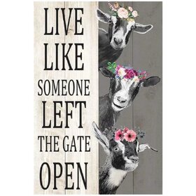 Diamond Painting Gate - Goats 02