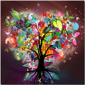 Diamond Painting Colorful Tree 04