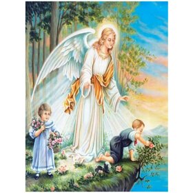 Diamond Painting Angel with Children 07
