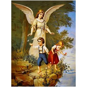 Diamond Painting Angel with Children 09