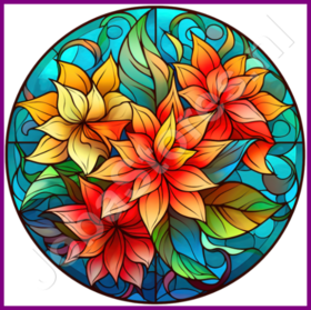 Diamond Painting Stained Glass Christmas Star 03