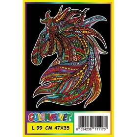ColorVelvet Velvet coloring sheet large no. L099 without markers (47x35cm)