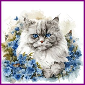 Diamond Painting Cat Persian 04