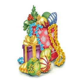 Diamond Painting Christmas sticker large Gift (24cm)